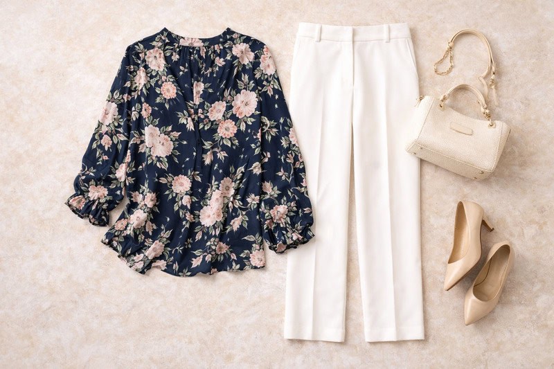 How to Wear Florals Without Looking Frumpy