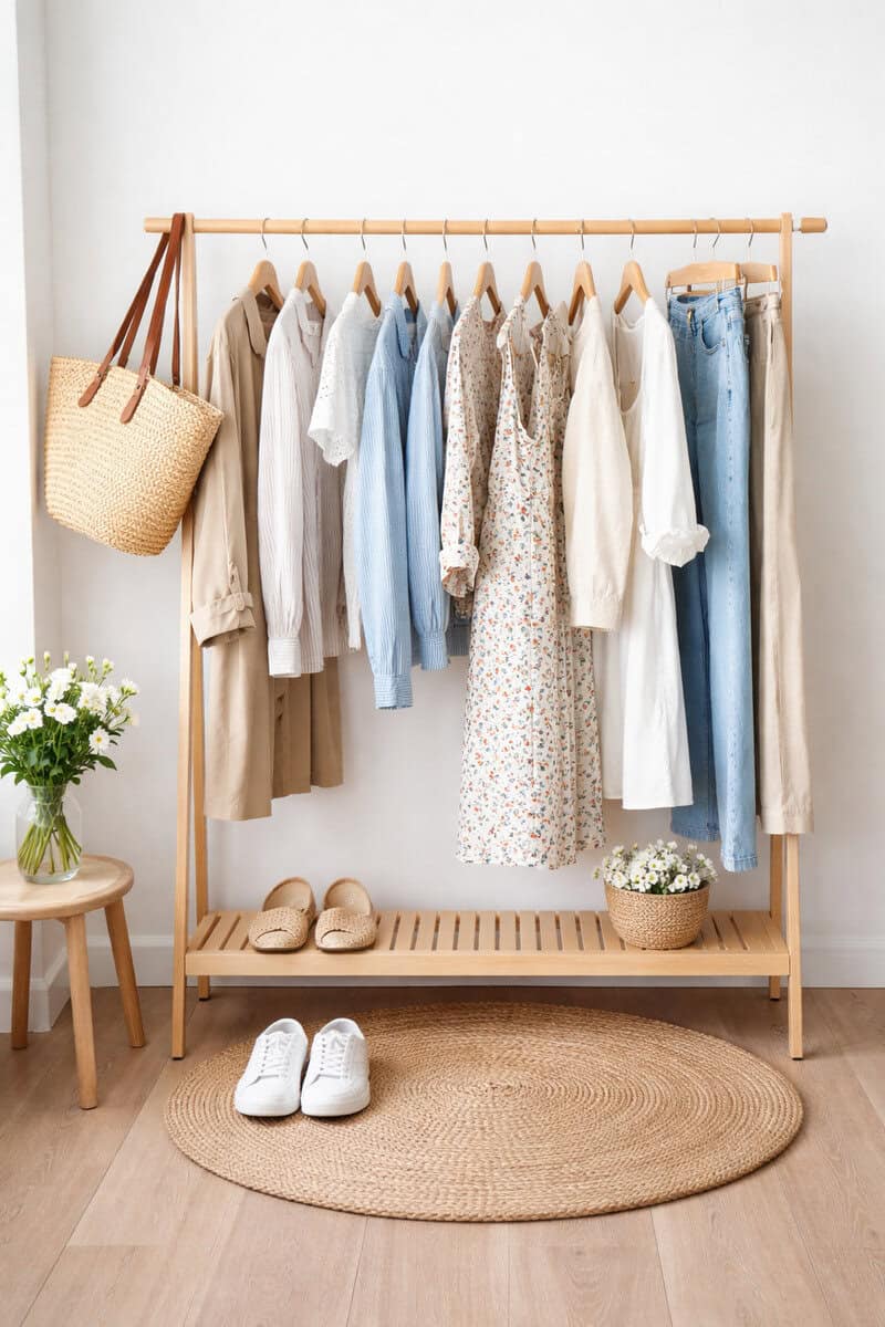 simple spring wardrobe