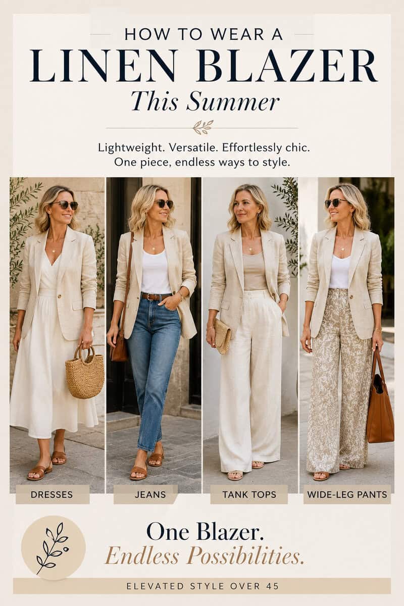 How to wear a linen blazer