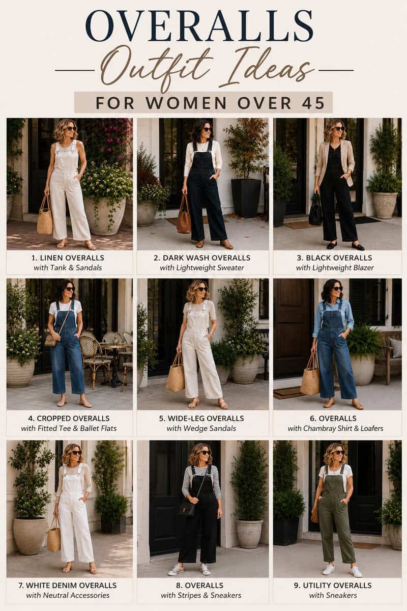 9 Chic Ways to Wear Overalls