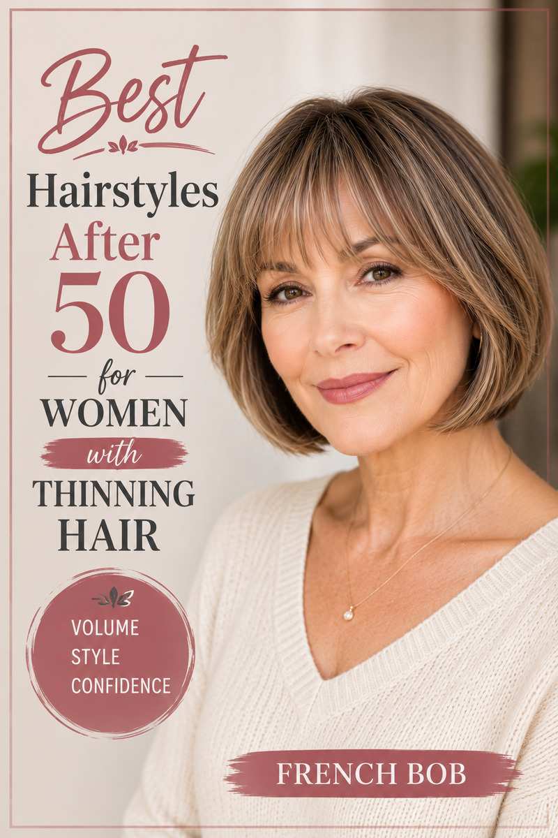 Best Hairstyles After 50 for Women with Thinning Hair