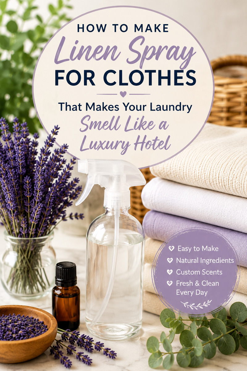 How to Make Linen Spray for Clothes (That Makes Your Laundry Smell Like a Luxury Hotel)