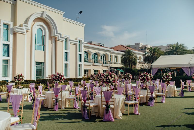 elegant outdoor wedding