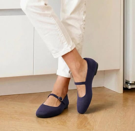 Square-Toe Mary Janes for All-Day Wear