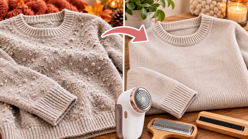 Cozy Sweater Care Transformation